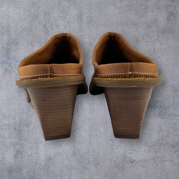 Antonio Melani Alpine Mules Tan Suede Leather Sz: 8.5M - Picture 4 of 10